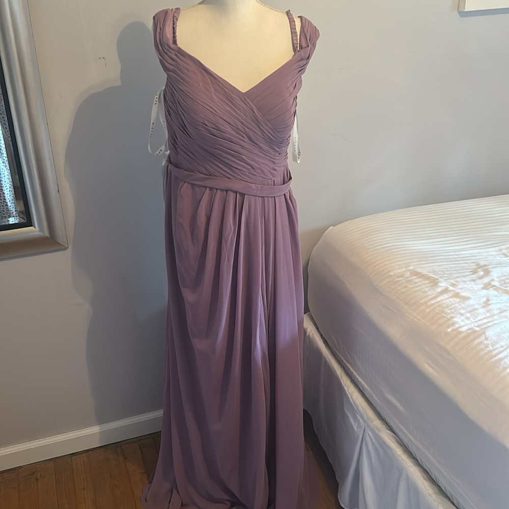 Azazie Off The Shoulder Audrianna Dress